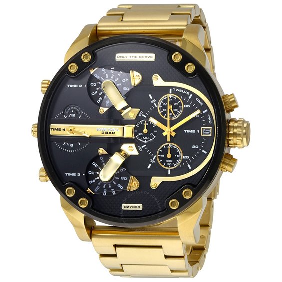 Orologio Diesel Uomo Mr Daddy in Acciaio placcato oro giallo DZ7333 - DZ7333